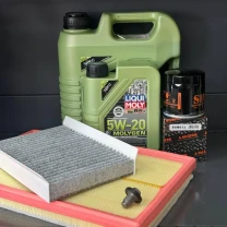 Комплект для ТО Liqui moly 5w20 Dodge Hornet 2.0 Jeep Compass 2.0 2023  (Масло 4+1, фільтр масляний, фільтр повітряний, фільтр