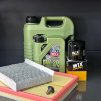 Комплект для ТО Liqui moly 5w20 Dodge Hornet 2.0 Jeep Compass 2.0 2023  (Масло 4+1, фільтр масляний, фільтр повітряний, фільтр