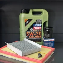 Комплект для ТО Liqui moly 5w30 Dodge Hornet 2.0 Jeep Compass 2.0 2023 (Масло, фільтр масляний, фільтр повітряний, фільтр салону