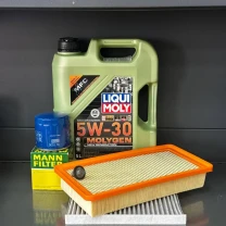 Комплект для ТО Liqui Moly 5w30 CHRYSLER 200 2.4 (Масло, фільтр масляний, фільтр повітряний, фільтр салону вугільний, зливна