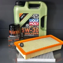 Комплект для ТО Liqui Moly 5w30 CHRYSLER 200 2.4 (Масло, фільтр масляний, фільтр повітряний, фільтр салону вугільний, зливна