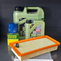 Комплект для ТО Liqui Moly 5w30 CHRYSLER 200 2.4 (Масло 4+1, фільтр масляний, фільтр повітряний, фільтр салону вугільний, зливна