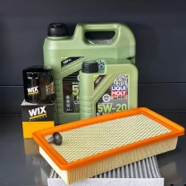 Комплект для ТО Liqui Moly 5w30 CHRYSLER 200 2.4 (Масло 4+1, фільтр масляний, фільтр повітряний, фільтр салону вугільний, зливна
