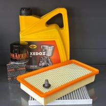 Комплект для ТО  KROON OIL 0w20 CHRYSLER 200 2.4 (Масло, фільтр масляний, фільтр повітряний, фільтр салону вугільний, зливна