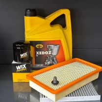 Комплект для ТО KROON OIL 5w30 CHRYSLER 200 2.4 (Масло, фільтр масляний, фільтр повітряний, фільтр салону вугільний, зливна