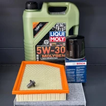Комплект для ТО Liqui Moly 5w30 Jeep Cherokee до рест -2018 2.4 (Масло, фільтр масляний, фільтр повітряний, фільтр салону