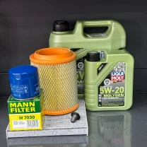 Комплект для ТО Liqui Moly 5w20 Jeep Patriot 2.0/2.4 11-16 Compass 2.0/2.4 11-16 Dodge Caliber 2.0 11-12/2.4 11 (Масло 4+1, фільтр