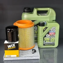 Комплект для ТО Liqui Moly 5w20 Jeep Patriot 2.0/2.4 11-16 Compass 2.0/2.4 11-16 Dodge Caliber 2.0 11-12/2.4 11 (Масло 4+1, фільтр