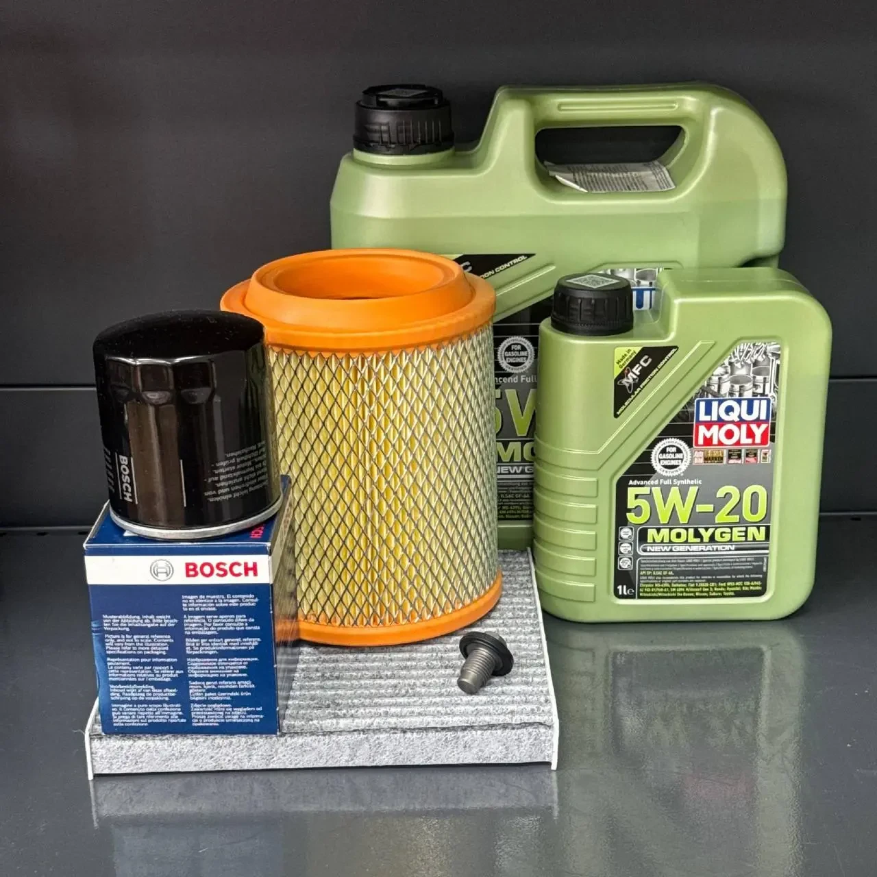 Комплект для ТО Liqui Moly 5w20 Jeep Patriot 2.0/2.4 11-16 Compass 2.0/2.4 11-16 Dodge Caliber 2.0 11-12/2.4 11 (Масло 4+1, фільтр