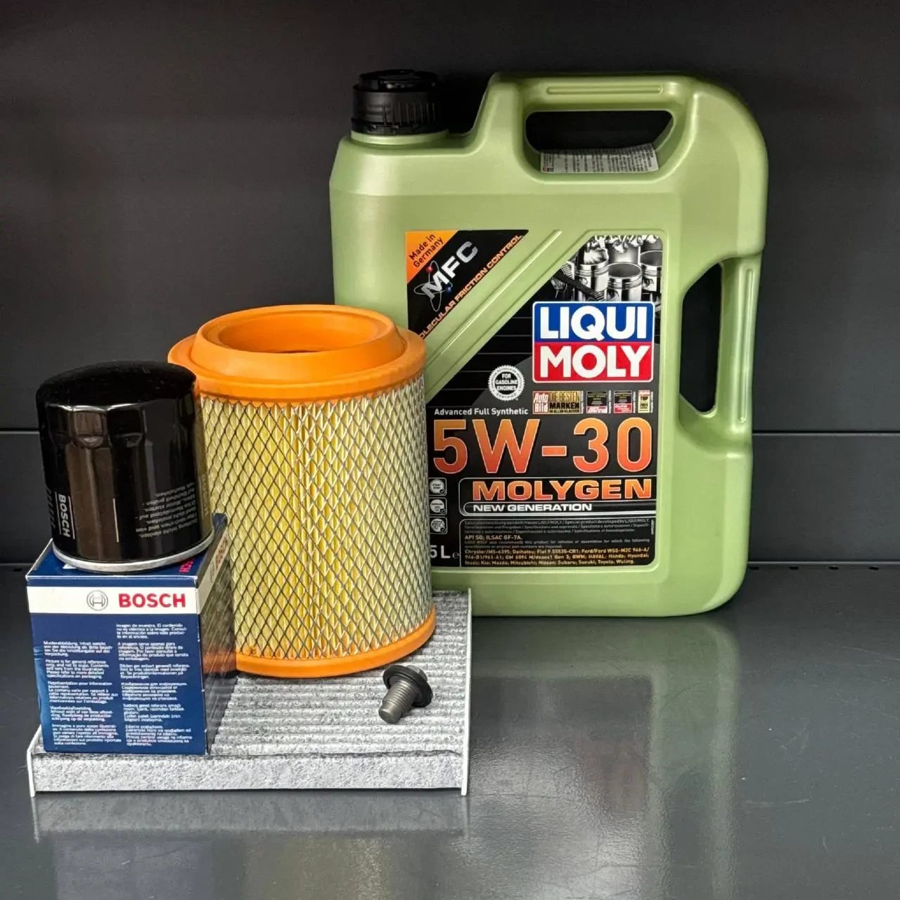 Комплект для ТО Liqui Moly 5w30 Jeep Patriot 2.0/2.4 11-16 Compass 2.0/2.4 11-16 Dodge Caliber 2.0 11-12/2.4 11 (Масло, фільтр
