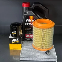 Комплект для ТО Motul  0w20 Jeep Patriot 2.0/2.4 11-16 Compass 2.0/2.4 11-16 Dodge Caliber 2.0 11-12/2.4 11 (Масло, фільтр