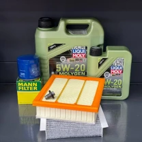 Комплект для ТО Liqui Moly 5w20 Jeep Compass / Jeep Renegade / Fiat 500X / Dodge ProMaster / Alfa Romeo Tonale (Масло 4л+1л,