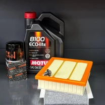 Комплект для ТО Motul 0w20 Jeep Compass / Jeep Renegade / Fiat 500X / Dodge ProMaster / Alfa Romeo Tonale (Масло, фільтр масляний,