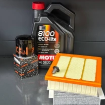 Комплект для ТО Motul 5w20 Jeep Compass / Jeep Renegade / Fiat 500X / Dodge ProMaster / Alfa Romeo Tonale (Масло, фільтр масляний,