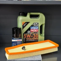 Комплект для ТО Liqui Moly 5w30 Jeep Cherokee рест 2018+ 2.0 (Масло, фільтр масляний, фільтр повітряний, фільтр салону вугільний,