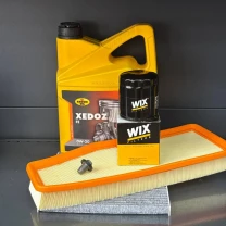 Комплект для ТО KROON OIL 0w20 Jeep Cherokee рест 2018+ 2.0 (Масло, фільтр масляний, фільтр повітряний, фільтр салону вугільний,