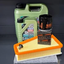 Комплект для ТО Liqui Moly 0w20 Jeep Cherokee рест 2018+ 2.4 (Масло 4л+1л, фільтр масляний, фільтр повітряний, фільтр салону