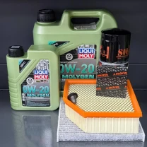 Комплект для ТО Liqui Moly  0w20 DODGE DART 2.0/2.4 (Масло 4+1, фільтр масляний, фільтр повітряний, фільтр салону вугільний,