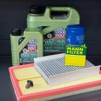 Комплект для ТО Liqui Moly  0w20 Dodge Hornet 2.0 Jeep Compass 2.0 2023  (Масло 4+1, фільтр масляний, фільтр повітряний, фільтр