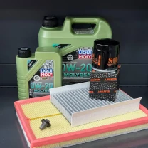 Комплект для ТО Liqui Moly  0w20 Dodge Hornet 2.0 Jeep Compass 2.0 2023  (Масло 4+1, фільтр масляний, фільтр повітряний, фільтр