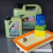 Комплект для ТО  Liqui Moly 0w20 CHRYSLER 200 2.4 (Масло 4+1, фільтр масляний, фільтр повітряний, фільтр салону вугільний, зливна