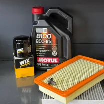 Комплект для ТО Motul 5w30 CHRYSLER 200 2.4 (Масло, фільтр масляний, фільтр повітряний, фільтр салону вугільний, зливна кришка)