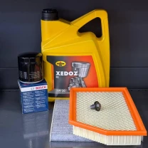 Комплект для KROON OIL 5w30 Jeep Cherokee до рест -2018 2.4 (Масло , фільтр масляний, фільтр повітряний, фільтр салону вугільний,