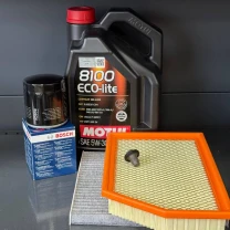 Комплект для Motul 5w30 Jeep Cherokee до рест -2018 2.4 (Масло , фільтр масляний, фільтр повітряний, фільтр салону вугільний,
