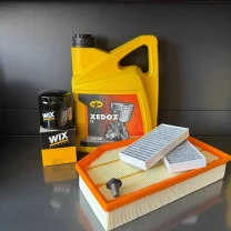 Комплект для ТО Kroon Oil 5w30 Jeep Wrangler 2.0 2018 (Масло, фільтр масляний, фільтр повітряний, фільтр салону вугільний, зливна