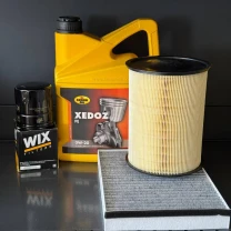 Комплект для ТО KROON OIL 0w20 Ford focus (2.0) 12-18 Focus (1.0L) 15-18 Escape (1.5 L) 17-19/(1.6 L) 13 (Масло, фільтр масляний,