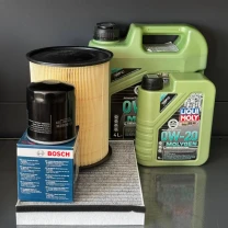 Комплект для ТО Liqui Moly 0w20 Ford focus (2.0) 12-18 Focus (1.0L) 15-18 Escape (1.5 L) 17-19/(1.6 L) 13 (Масло 4+1л, фільтр
