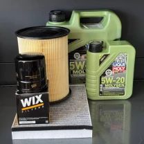 Комплект для ТО Liqui Moly 5w20 Ford focus (2.0) 12-18 Focus (1.0L) 15-18 Escape (1.5 L) 17-19/(1.6 L) 13 (Масло 4+1л, фільтр