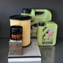 Комплект для ТО Liqui Moly 5w20 Ford focus (2.0) 12-18 Focus (1.0L) 15-18 Escape (1.5 L) 17-19/(1.6 L) 13 (Масло 4+1л, фільтр
