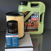 Комплект для ТО Liqui Moly 5w30 Ford focus (2.0) 12-18 Focus (1.0L) 15-18 Escape (1.5 L) 17-19/(1.6 L) 13 (Масло, фільтр масляний,