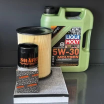 Комплект для ТО Liqui Moly 5w30 Ford focus (2.0) 12-18 Focus (1.0L) 15-18 Escape (1.5 L) 17-19/(1.6 L) 13 (Масло, фільтр масляний,