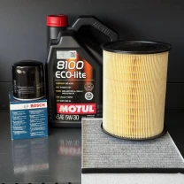 Комплект для ТО Motul 5w30 Ford focus (2.0) 12-18 Focus (1.0L) 15-18 Escape (1.5 L) 17-19/(1.6 L) 13 (Масло, фільтр масляний,