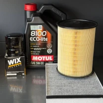 Комплект для ТО Motul 5w30 Ford focus (2.0) 12-18 Focus (1.0L) 15-18 Escape (1.5 L) 17-19/(1.6 L) 13 (Масло, фільтр масляний,