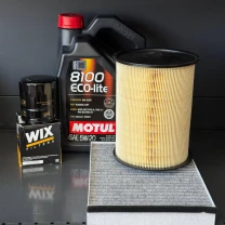 Комплект для ТО Motul 5w20 Ford focus (2.0) 12-18 Focus (1.0L) 15-18 Escape (1.5 L) 17-19/(1.6 L) 13 (Масло, фільтр масляний,