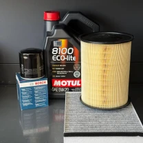 Комплект для ТО Motul 5w20 Ford focus (2.0) 12-18 Focus (1.0L) 15-18 Escape (1.5 L) 17-19/(1.6 L) 13 (Масло, фільтр масляний,