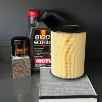 Комплект для ТО Motul 0w20 Ford focus (2.0) 12-18 Focus (1.0L) 15-18 Escape (1.5 L) 17-19/(1.6 L) 13 (Масло, фільтр масляний,