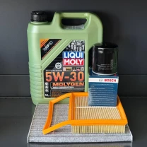 Комплект для ТО Liqui Moly 5w30 Ford Fusion 2.0 13-20 hybrid Lincoln MKZ 2.0 14-18 Hybrid (Масло, фільтр масляний, фільтр