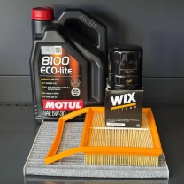 Комплект для ТО Motul  5w30 Ford Fusion 2.0 13-20 hybrid Lincoln MKZ 2.0 14-18 Hybrid (Масло, фільтр масляний, фільтр повітряний,