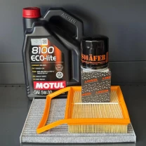 Комплект для ТО Motul  5w30 Ford Fusion 2.0 13-20 hybrid Lincoln MKZ 2.0 14-18 Hybrid (Масло, фільтр масляний, фільтр повітряний,