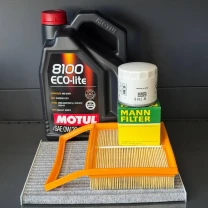 Комплект для ТО Motul  0w20 Ford Fusion 2.0 13-20 hybrid Lincoln MKZ 2.0 14-18 Hybrid (Масло, фільтр масляний, фільтр повітряний,