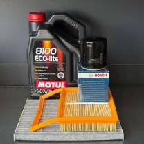 Комплект для ТО Motul  0w20 Ford Fusion 2.0 13-20 hybrid Lincoln MKZ 2.0 14-18 Hybrid (Масло, фільтр масляний, фільтр повітряний,