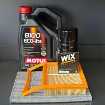 Комплект для ТО Motul  0w20 Ford Fusion 2.0 13-20 hybrid Lincoln MKZ 2.0 14-18 Hybrid (Масло, фільтр масляний, фільтр повітряний,