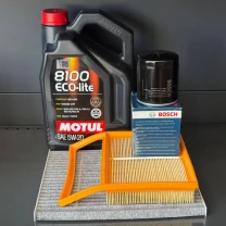 Комплект для ТО Motul  5w20 Ford Fusion 2.0 13-20 hybrid Lincoln MKZ 2.0 14-18 Hybrid (Масло, фільтр масляний, фільтр повітряний,