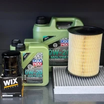 Комплект для ТО Liqui Moly 0w20 Lincoln MKC 2.0/2.3 15-19 Ford Focus 2.3 16-18/Escape 2.0 13-18 (Масло 4+1+1л, фільтр масляний,