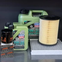 Комплект для ТО Liqui Moly 0w20 Lincoln MKC 2.0/2.3 15-19 Ford Focus 2.3 16-18/Escape 2.0 13-18 (Масло 4+1+1л, фільтр масляний,