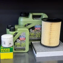 Комплект для ТО Liqui Moly 5w20 Lincoln MKC 2.0/2.3 15-19 Ford Focus 2.3 16-18/Escape 2.0 13-18 (Масло 4+1+1л, фільтр масляний,